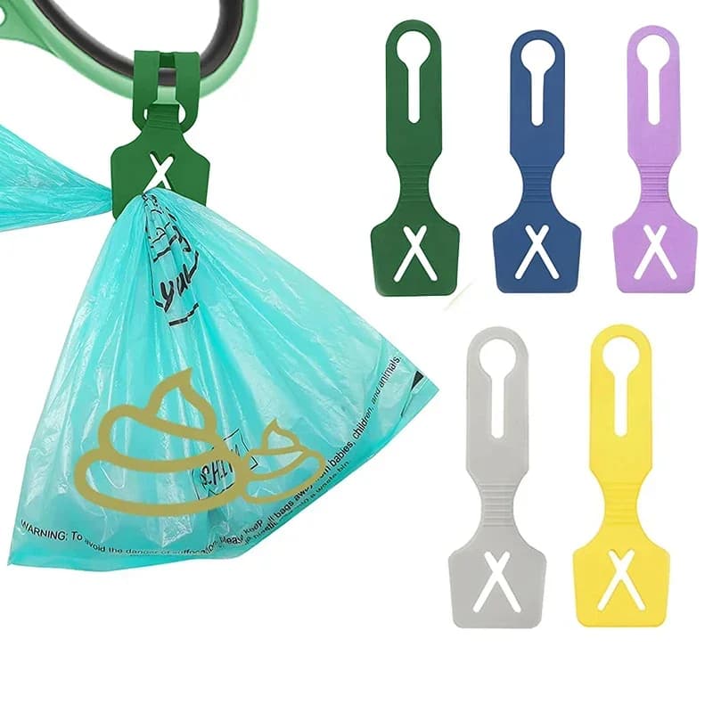 New Silicone Dog Poop Bag Holder Pet Garbage Bag Clip Hands-free Clip Dog Cleaning Supplies Dog Poop Bag Dispenser