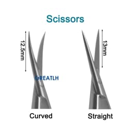 GREATLH Stainless Steel Ophthalmic Instrument Set Forcep Needle Holder Scissor Eyelid Micro Tools Ophthalmic Eye Instrument
