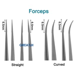 GREATLH Stainless Steel Ophthalmic Instrument Set Forcep Needle Holder Scissor Eyelid Micro Tools Ophthalmic Eye Instrument