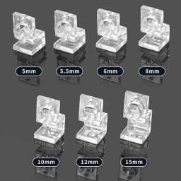 4pcs 6mm/8mm/10mm/12mm/15mm Fish Tank Acrylic Clips Aquarium Lid Cover Support Holder Bracket Clamp Stand Aquarium Supply