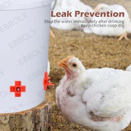 15/20/30 Pack Horizontal Chicken Nipples Waterer Automatic Poultry Nipples Horizontal Side Mount Chicken Drinkers for Quail Duck