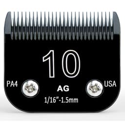 Black Detachable Pet Dog Grooming Clipper Stainless Steel Blades Set,Compatible with Andis,Oster A5,Wahl KM10 Series Clippers