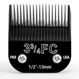Black Detachable Pet Dog Grooming Clipper Stainless Steel Blades Set,Compatible with Andis,Oster A5,Wahl KM10 Series Clippers