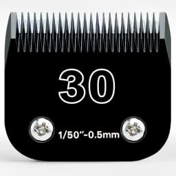 Black Detachable Pet Dog Grooming Clipper Stainless Steel Blades Set,Compatible with Andis,Oster A5,Wahl KM10 Series Clippers