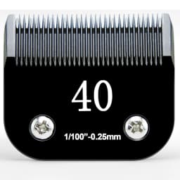 Black Detachable Pet Dog Grooming Clipper Stainless Steel Blades Set,Compatible with Andis,Oster A5,Wahl KM10 Series Clippers