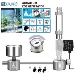 Aquarium DIY CO2 Generator System Kit CO2 Generator, Bubble Counter Diffuser with Solenoid Valve, For / Aquatic Plant Growth
