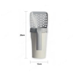 Cat Litter Shovel with Refill Bag For Pet Filter Clean Toilet Garbage Picker Cat Supply Cat Litter Scoop Box Self Cleaning Tools