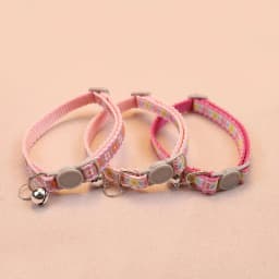 Exquisite Floral Embroidered Cat Collars, Adjustable And Durable Pet Collars, Cat Supplies, Cute Lace Collar With Bell Perfect