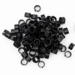 100Pcs Birds Pigeon Foot Rings Small Poultry Foot Ring 10 Colors Plastic Dove Clip Quail Pigeon Foot Ring Pet Bird Supplies