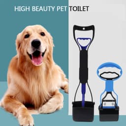 28cm/45cm Pet Poop Picker Pet Dog Long Handle Pet Pooper Scooper Dogs Cats Poop Scoop Up Clean Waste Cleaning Tools Pet Supplies