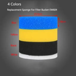 Biochemical Aquarium Cotton Sponge For Filter Bucket 602/603 Fish Tank Filtration Foam Blue Spongs Aquarium Accessories 3Pcs