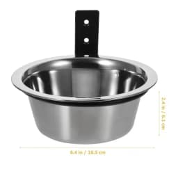 Pet Food Bowl Wall Mounted Dog Bowl Elevated Pet Feeding Bowls Container Stainless Steel Pet Cat Water Feeder Bowls Dog Supplies