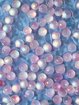 Fish Tank Frosted Glass Beads, Small Fish Tank Landscaping Supplies, Micro Landscape Ecological Tank Decorations and Ornaments