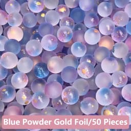 Fish Tank Frosted Glass Beads, Small Fish Tank Landscaping Supplies, Micro Landscape Ecological Tank Decorations and Ornaments