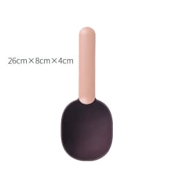 Multifunctional Dog Food Cat Food Shovel Spoon Feeding Spoon Sealed Bag Clip Creative Measuring Cup Curved Design Easy To Clean