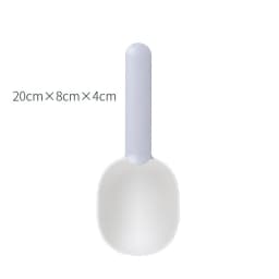 Multifunctional Dog Food Cat Food Shovel Spoon Feeding Spoon Sealed Bag Clip Creative Measuring Cup Curved Design Easy To Clean