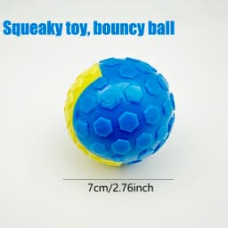 Dog Interactive Educational Sound Rubber Toy Ball, Training and Reassuring Company to Relieve Boredom, the Perfect Gift for Dogs