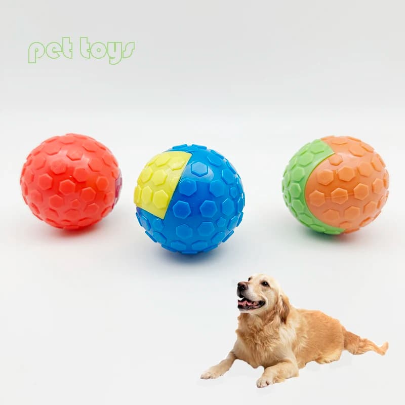 Dog Interactive Educational Sound Rubber Toy Ball, Training and Reassuring Company to Relieve Boredom, the Perfect Gift for Dogs