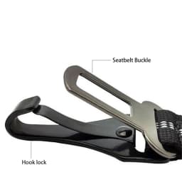 3 In 1 Pet Dog Car Seat Belt Nylon Reflective Adjustable Pet Seat Vehicle Lead Clip Safety Traction Rope for Small Large Dogs