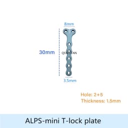 ALPS T Locking Plate 3.5/4.2/5.0/6.5 Titanium Alloy Veterinaria Pets Fracture Orthopedic Surgical Instruments Veterinary