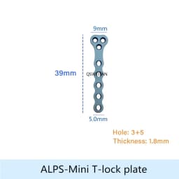 ALPS T Locking Plate 3.5/4.2/5.0/6.5 Titanium Alloy Veterinaria Pets Fracture Orthopedic Surgical Instruments Veterinary