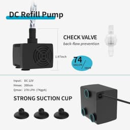 Fzone Aquarium ATO380 Auto Top Off  Refilling System Fish Tanks Automatic Micro Water Pump Accessories Equipment 12v Goods