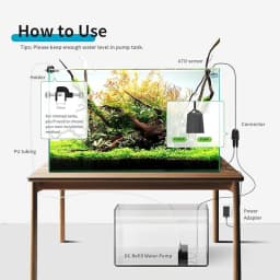 Fzone Aquarium ATO380 Auto Top Off  Refilling System Fish Tanks Automatic Micro Water Pump Accessories Equipment 12v Goods