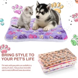 Pet Sleeping Mat Dog Bed Cat Litter Puppy Bed Dog Sofa Lovely Mattress Cushion for Small Large Dog Washable Blanket For Winter