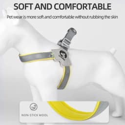 Dog Harness Chest Strap Four Seasons Breathable Mesh Walking Dog Saddle Dog Collar Soft Night Reflective Bulldog Pet Supplies