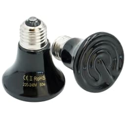 1Pc Mini Conical Reptile Ceramic Heating Lamp 220-240V Infrared Snake Lizard Turtle Shell Heat Emitter Light Bulb 25/50/75/100W