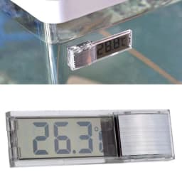 1pc Aquarium Thermometer 3D Digital LED Electronic Fish Tank Temperature Fish Turtle Temp Meter Aquarium Decoration