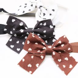 10PCS Heart Print Dog Bow Ties Adjustable Puppy Bowties Small Pet Bows Collars For Dogs and Cats Fashion Dog Grooming Supplies
