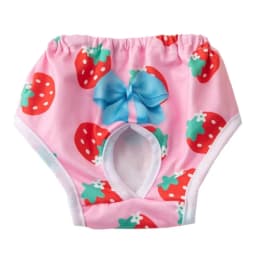 New Washable Dog Physiological Pants Leakproof Cartoon Pet Diaper Reusable Breathable Dog Menstrual Pants