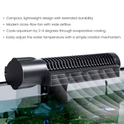 Jebao Jecod ACF 200/300 Aquarium Cooling Fan Mute Automatic Temperature Control Marine Aquarium Cooler