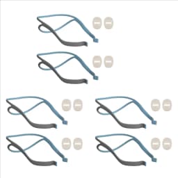 A03F-6X For Resmed Airfit P10 Headgear Strap, Replacement CPAP Headgear Compatible For Resmed Airfit P10