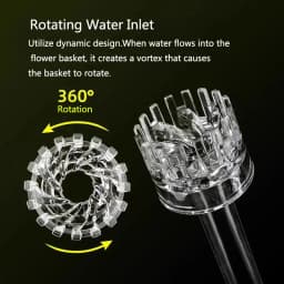 DIY Acrylic Aquarium Skimmer Lily Pipe Spin Surface Inflow Outflow Water Plant Tank Filter Cleaning Fish Tank Accessories