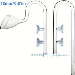 Aquarium Equipment Glass Inlet and Outlet Water Inlet Trumpet Outlet Grass Tank Filter Barrel Pipe Hose Accessories Inlet Outlet