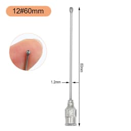 Pet Feeding Syringe Poultry Feeding Medicine Needle Tube Stainless Steel Straight Needle Cats Dogs Hamsters Feed Water Needles