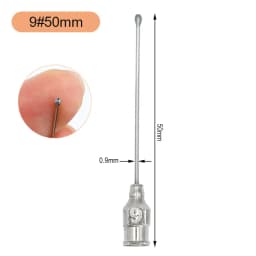 Pet Feeding Syringe Poultry Feeding Medicine Needle Tube Stainless Steel Straight Needle Cats Dogs Hamsters Feed Water Needles