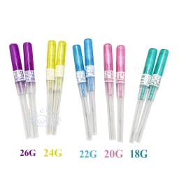 50pcs Pet Farm Animals Disposable IV Cannula IV Catheter Intravenous Catheter Injection Pen Type 18G 20G 22G 24G 26G Veterinary