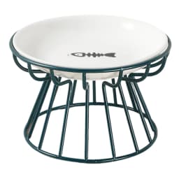1pcs Ceramic Cat Food Bowl Wide Safe Pets Water Food Bowls Non Slip Shallow Dish for Kitten Puppy Food Water Feeding