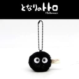 2/4/8PCS Black Elves Pet Toys Keychains Accessories Cute Plush Black Coal Ball Cartoon Bag Pendants