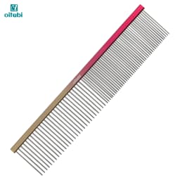 Oitabi Professional Pet Grooming Comb for Removing Matted Fur, Prevents Knots and Mats, Long Teeth Long & Short Haired Pet Comb