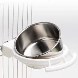 Bird Feeding Dish Cups Hanging Stainless Steel Bird Bowls for Cage Parrot Feeder Food Container Water Bowl