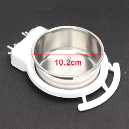 Bird Feeding Dish Cups Hanging Stainless Steel Bird Bowls for Cage Parrot Feeder Food Container Water Bowl
