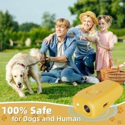 Type-C Rechargable Mini Anti Barking Training Device ULTRSONIC DOG TRAINER Dog Repeller LED Flashlight Training Device