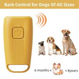 Type-C Rechargable Mini Anti Barking Training Device ULTRSONIC DOG TRAINER Dog Repeller LED Flashlight Training Device