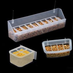 Parrot Pigeon Feeder Chicken Hanging Feeder Drinker Supplies Water Box Pet Chicks Quail Duck Bird Poultry Plastic Food Container