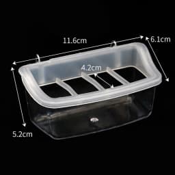Parrot Pigeon Feeder Chicken Hanging Feeder Drinker Supplies Water Box Pet Chicks Quail Duck Bird Poultry Plastic Food Container