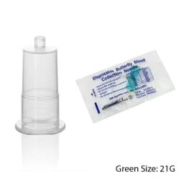 50pcs/lot Disposable Butterfly Blood Collection Needle Double Wing Type Blood Collection Needle for Pet Care Room Cat Dogs Anima